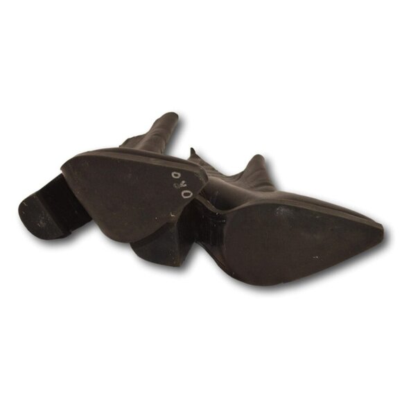 Marc Fisher Women's Gadri Boot Block Heel Pointed Black Leather Bootie Size: 8.5 - Picture 6 of 6